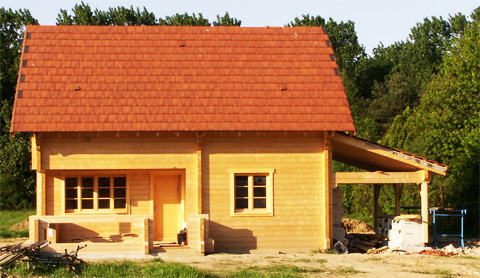 Maison en bois construite par BCA à Gien