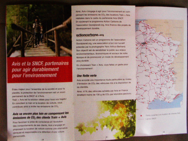Publicit&eacute; Avis sur loffre AVIS SNCF